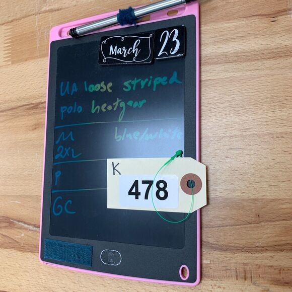 Under Armour Shirt Men 2XL XXL Blue/White Striped HeatGear Performance Golf Polo - Picture 10 of 11